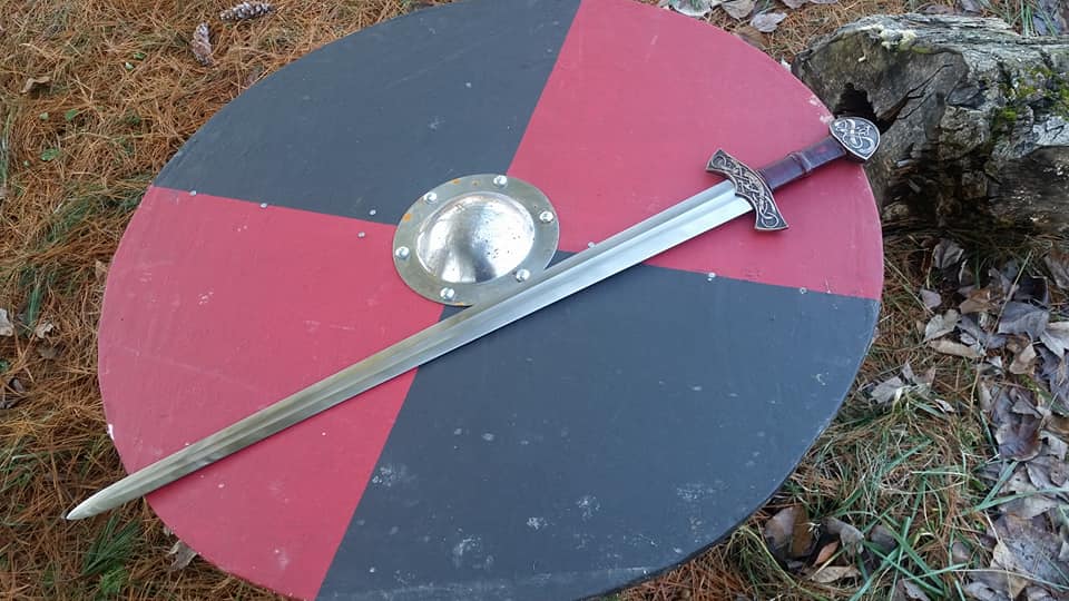 Viking sword and shield